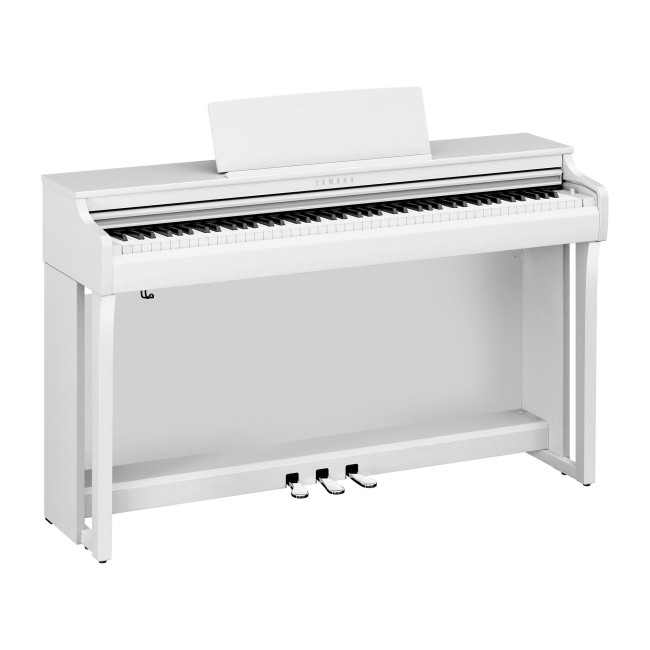 Yamaha Clavinova CLP825 WH Digital Piano With Bench White